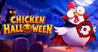 Chicken Halloween game tile
